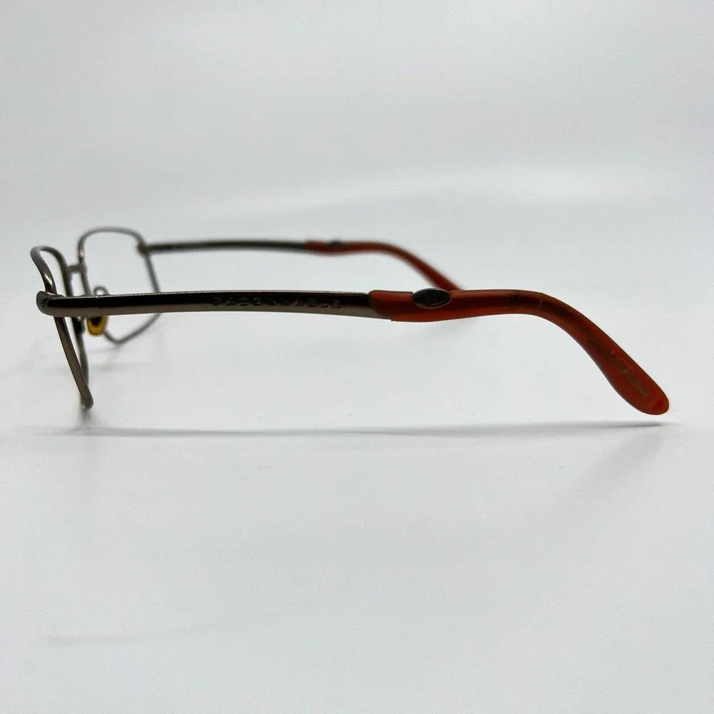 Faconnable Metal Frame Eyeglasses Rectangle Frame Temple Pads need replaced 8741